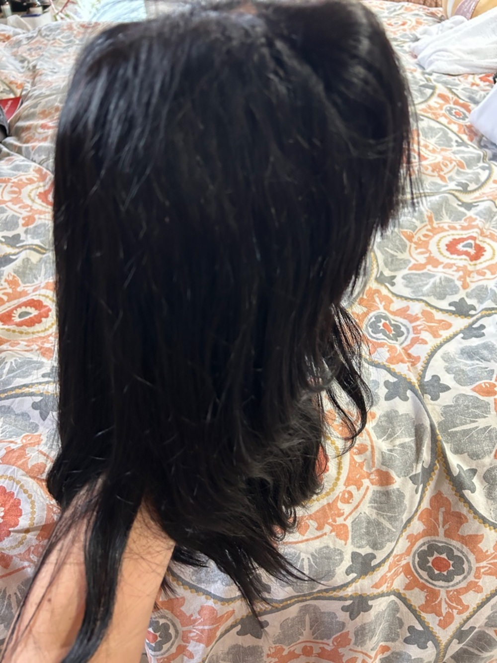 Black Women's 100% virginity human hair Wig with 14” Soft Layers